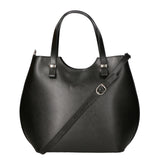 Egle Borsa a mano da donna Vera pelle 80046-NERO Gave Lux