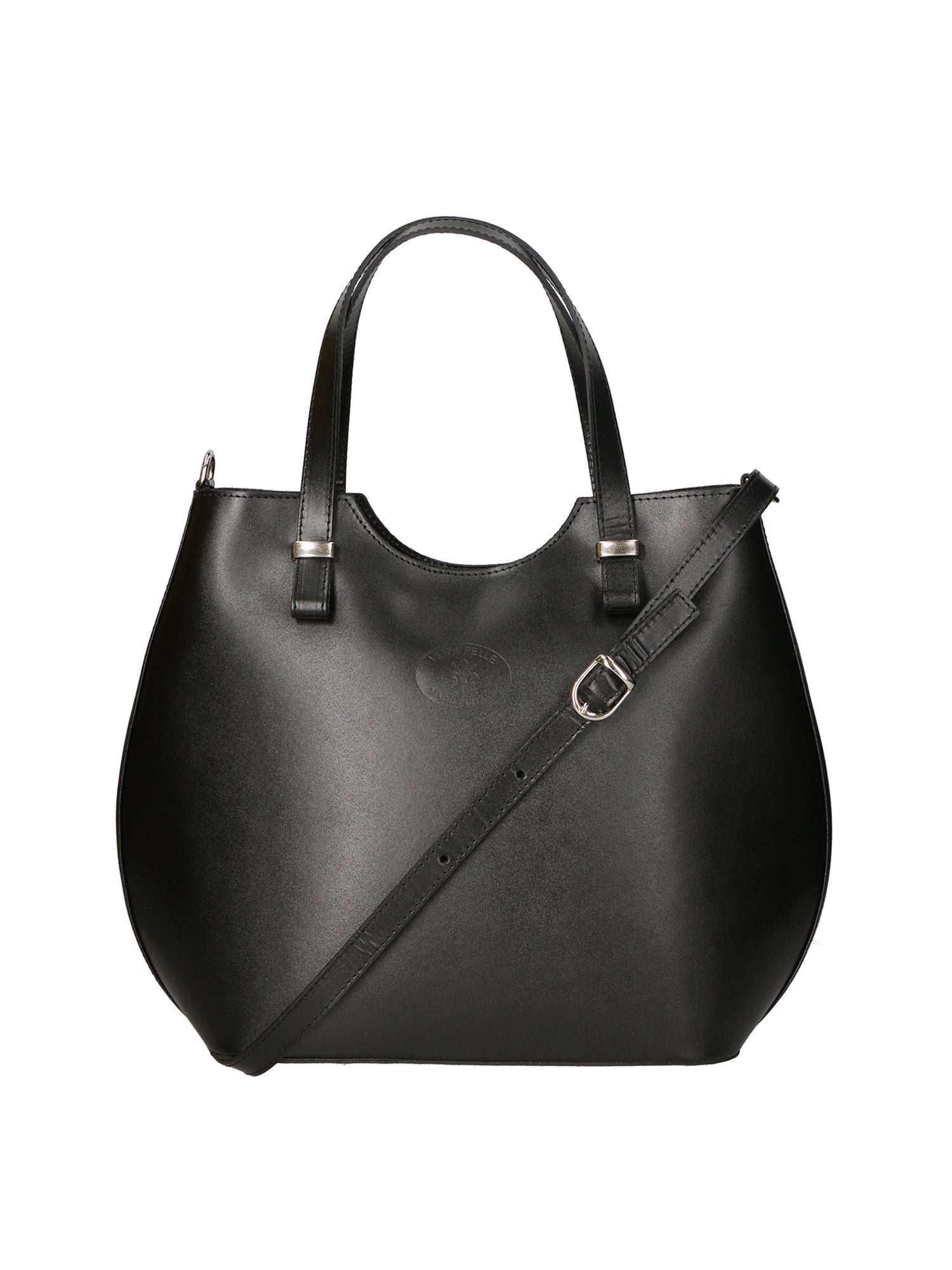 Egle Borsa a mano da donna Vera pelle 80046-NERO Gave Lux