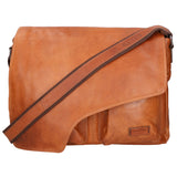 Borsa a mano unisex vera pelle Made in Italy SN5861947-TAN Santini Firenze