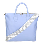 Ginny Borsa a spalla da donna Vera pelle 05981-D220 AZZURRO Gave Lux