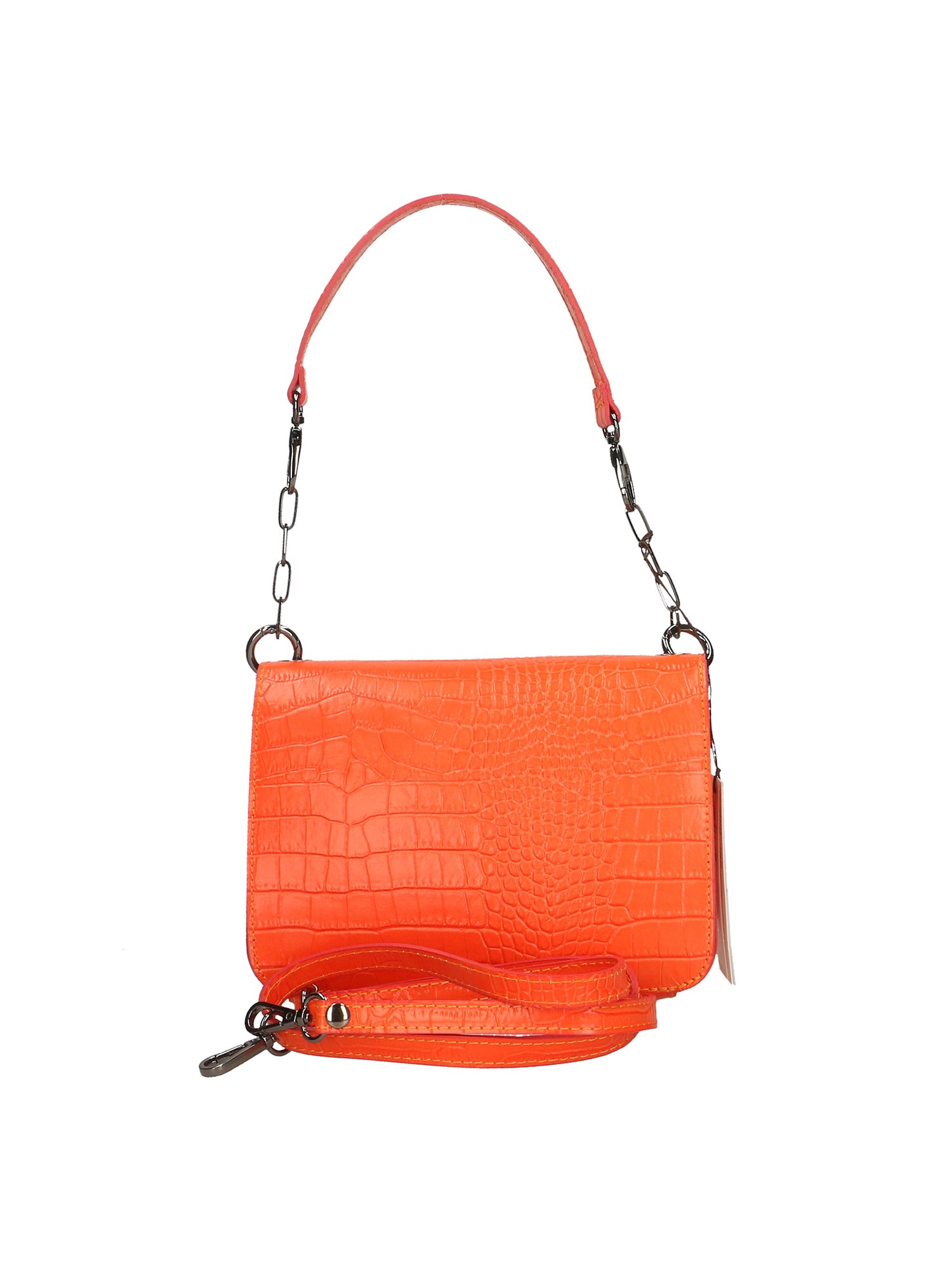 Nicole Borsa a spalla da donna Vera pelle 193746-ARANCIO ORANGE Gave Lux