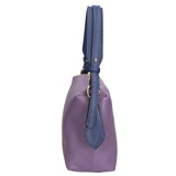 Vivienne Borsa a spalla da donna Vera pelle 06674-D87 VIOLET + D24 BLU Gave Lux