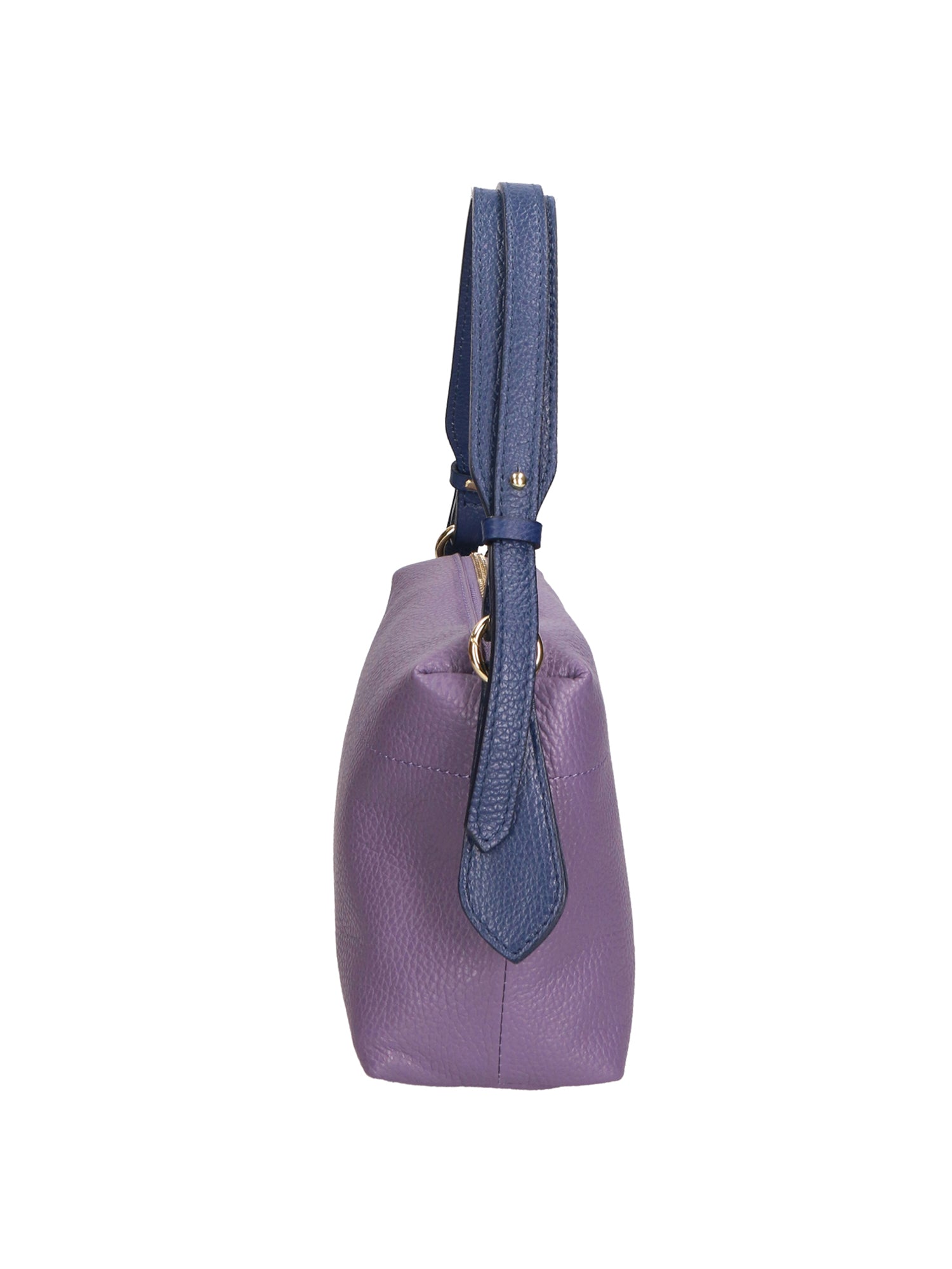 Vivienne Borsa a spalla da donna Vera pelle 06674-D87 VIOLET + D24 BLU Gave Lux