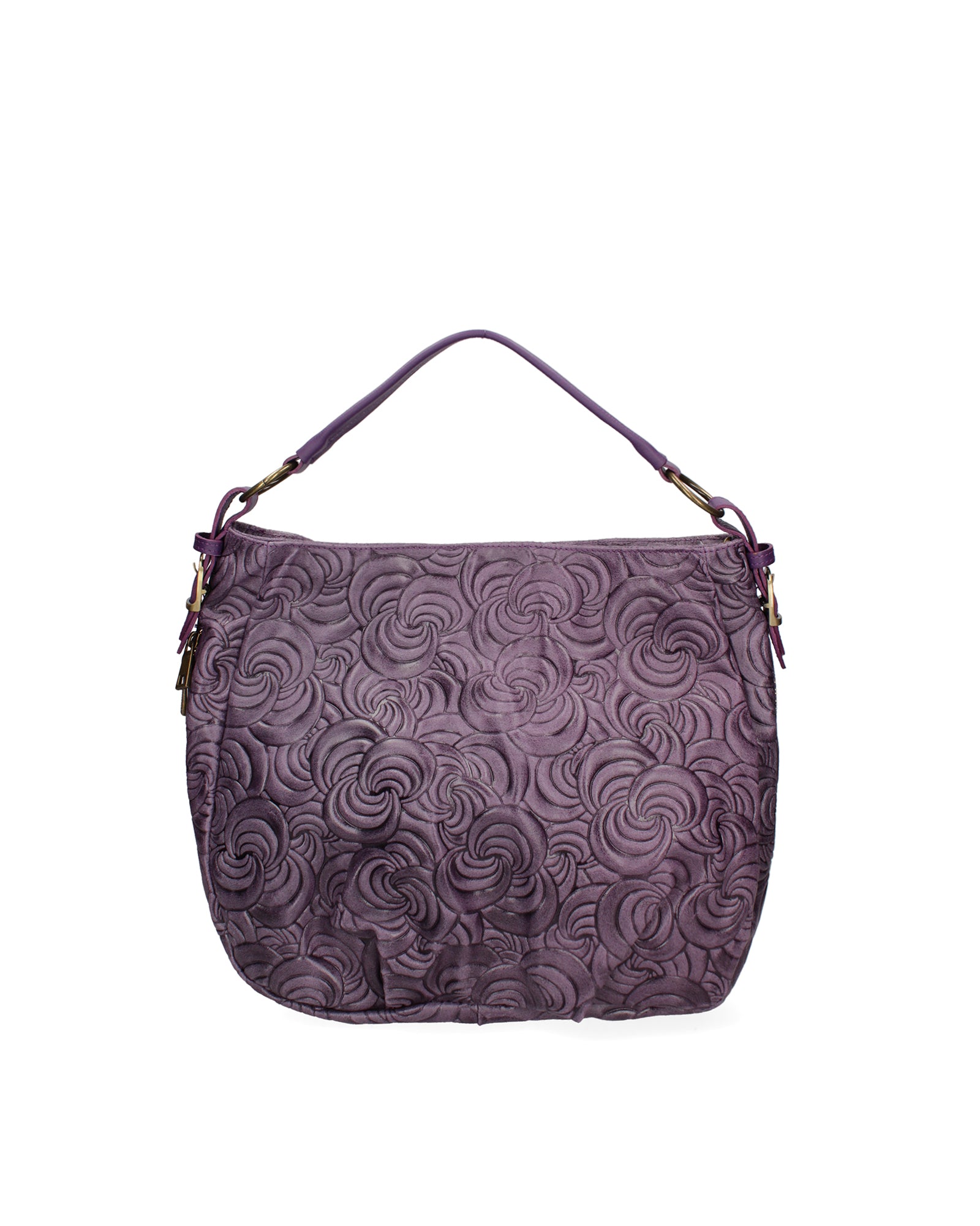Lumelia Borsa a mano da donna Vera pelle 80013-038 VIOLA SCURO Gave Lux