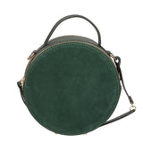 Borsa a mano da donna Pelle scamosciata e ruga MYB-6021-FW-06058 VERDE My Best Bag