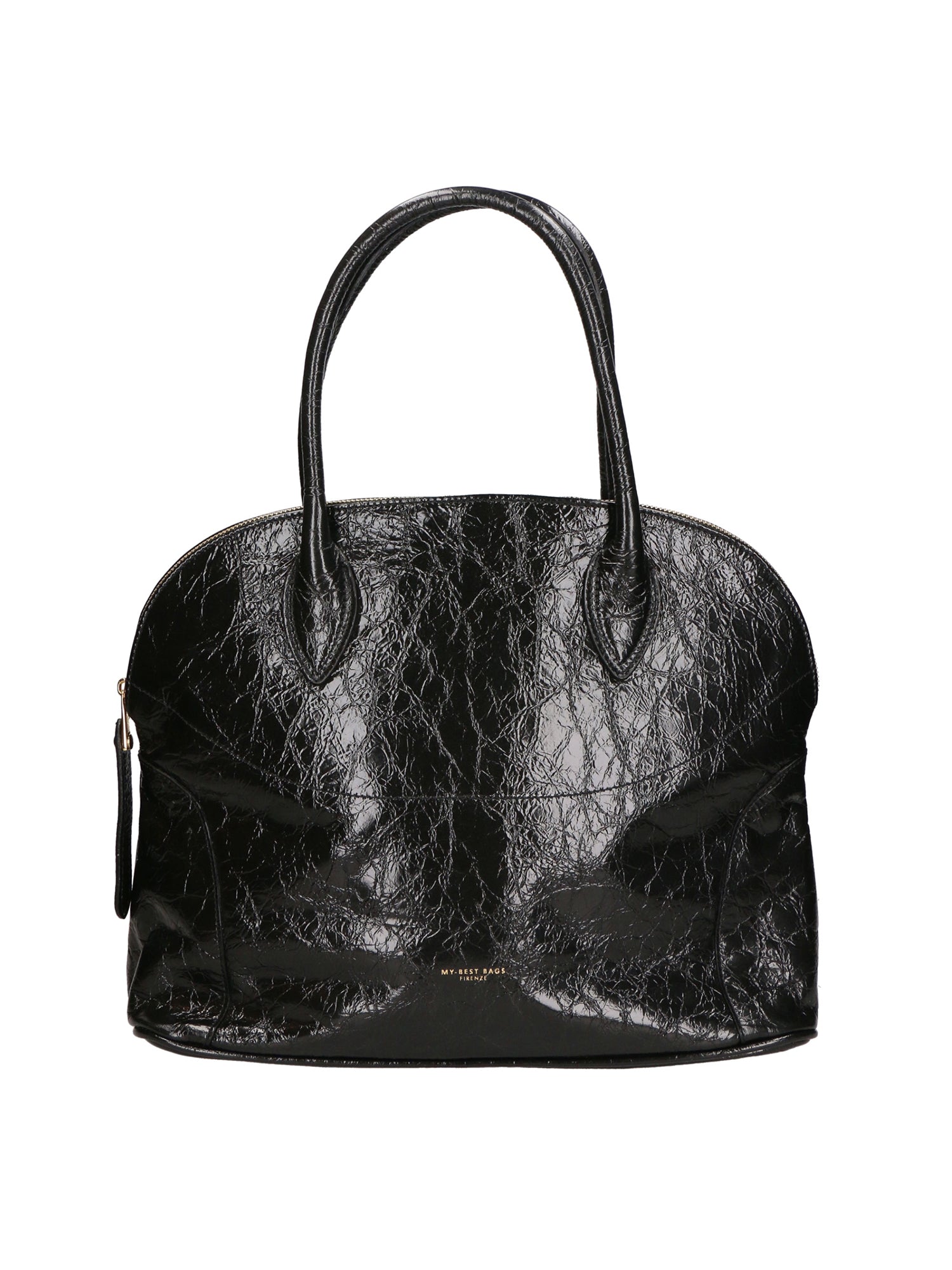 Borsa a mano da donna 100% pelle Naplak MYB-8026-FW-NERO My Best Bag