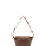 Borsa a spalla unisex in vera pelle 100% cotone 4603-TESTA DI MORO Alessia Firenze