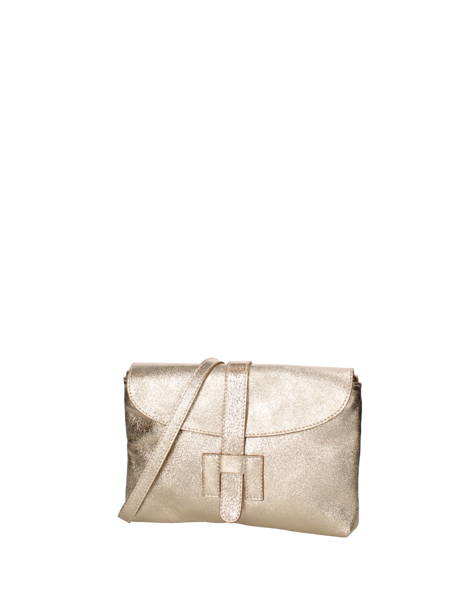 Borsa a mano da donna Vera pelle 07163-L003 ORO Viola Castellani