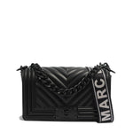 Borsa a mano da donna 100% Pvc FLAT S-BLACK Marc Ellis