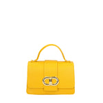 Aroa Borsa a mano da donna Vera pelle 07132-D04 GIALLO Gave Lux