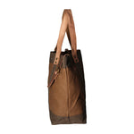 Maura Borsa a mano unisex Canvas e pelle ZG3012-FANGO TAUPE Gave Lux