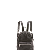 Zaino unisex in vera pelle 100% cotone 4460-NERO Alessia Firenze