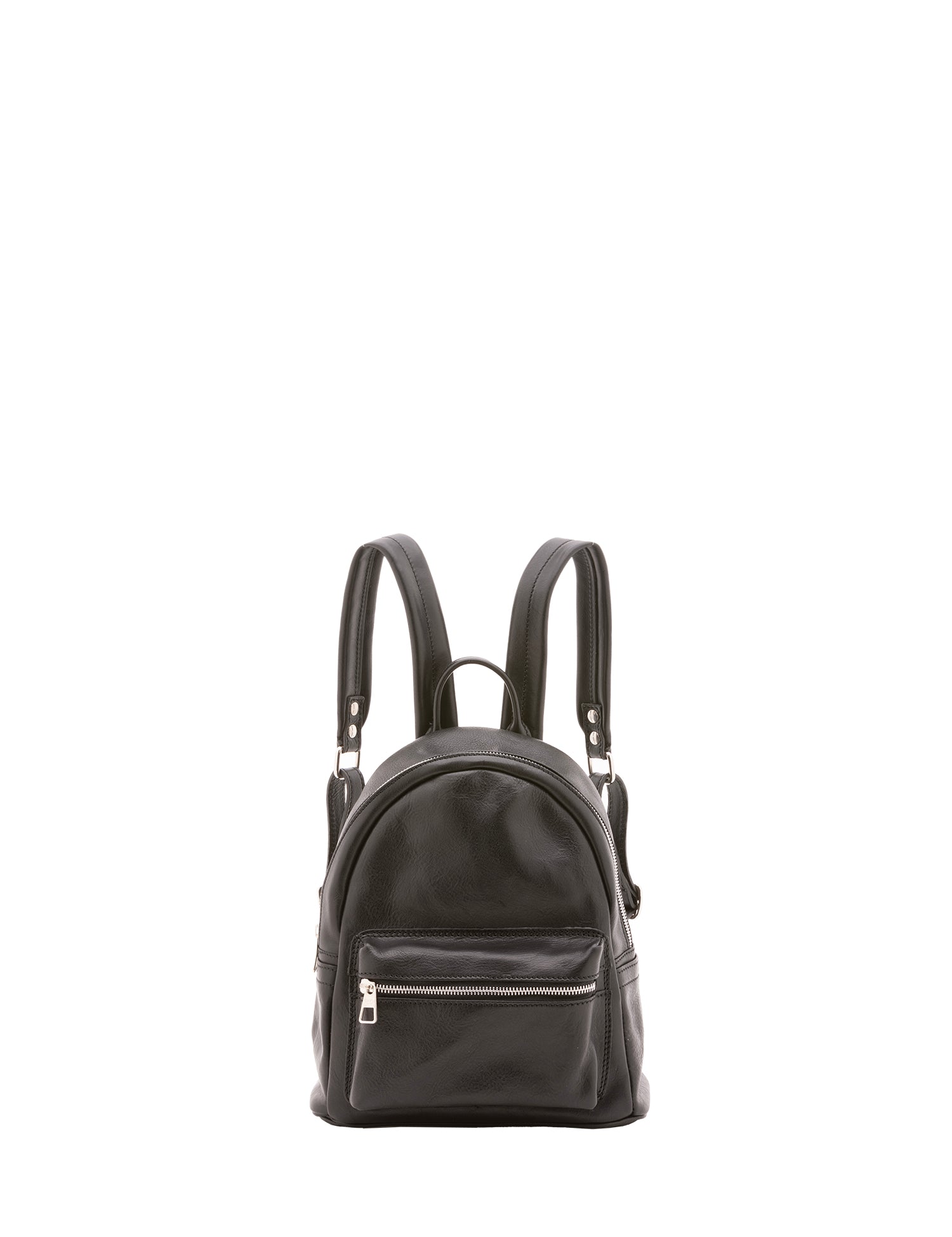 Zaino unisex in vera pelle 100% cotone 4460-NERO Alessia Firenze