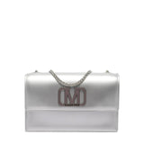Borsa a mano da donna 100% Pvc FLAT SUPERMEE M-SILVER Marc Ellis