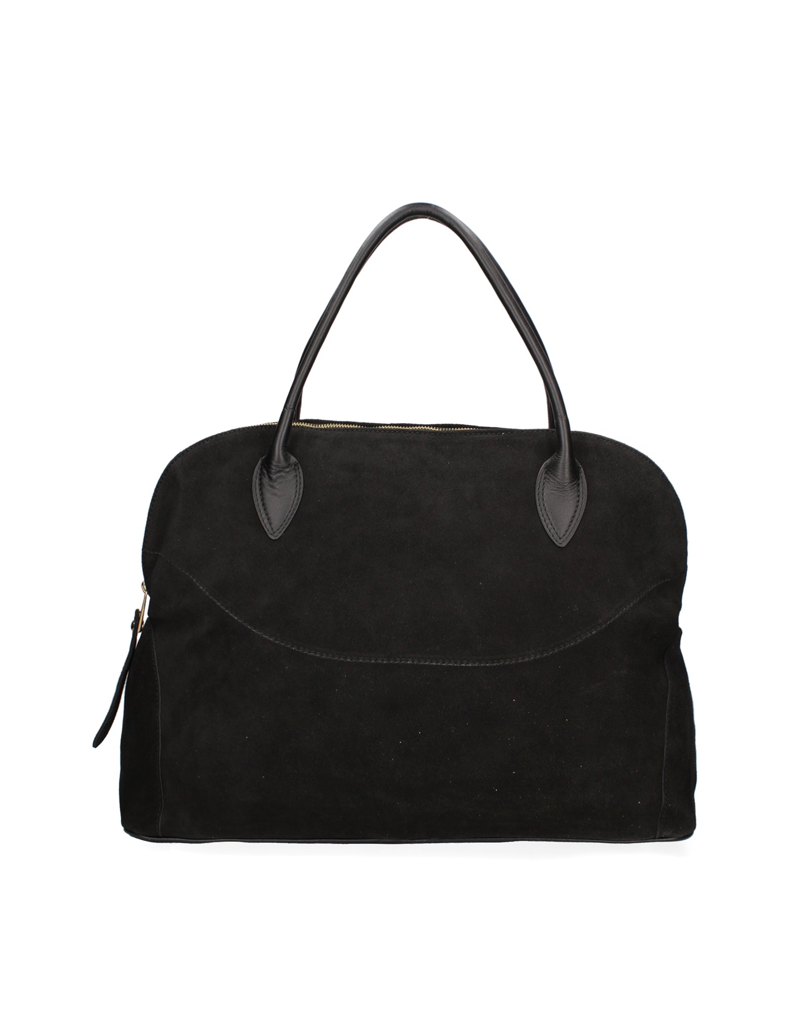 Borsa a mano da donna 100% pelle scamosciata MYB-6014-FW-NERO My Best Bag