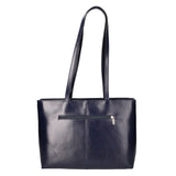 Flora Borsa a spalla da donna Vera pelle 9118-BLU Gave Lux