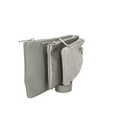 Luna Borsa a tracolla da donna Vera pelle 189034-GRIGIO+ARGENTO Gave Lux