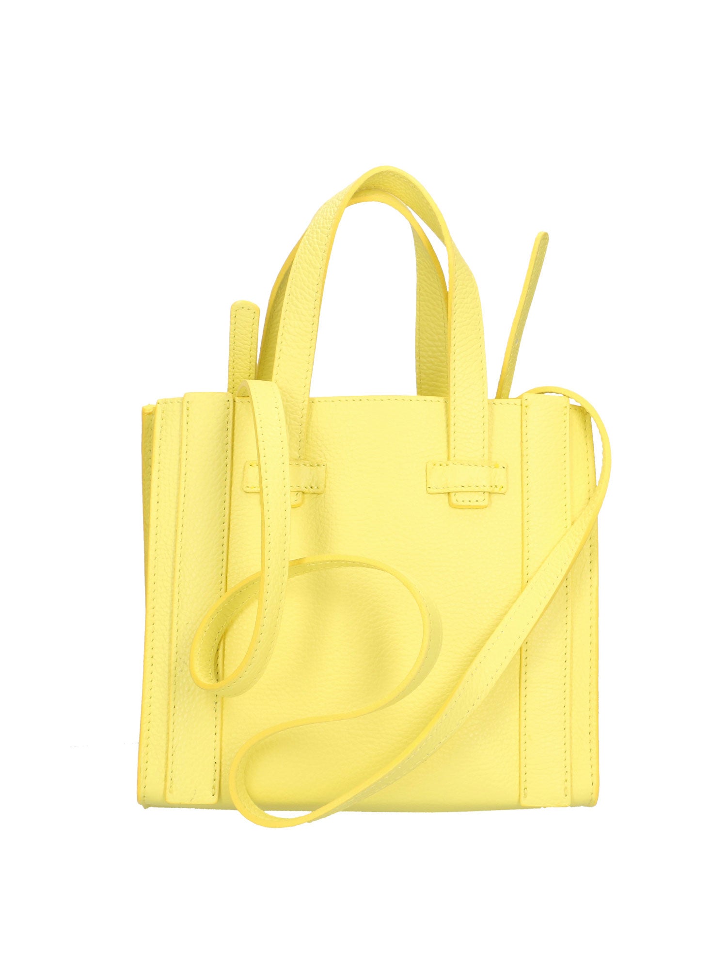 Celestia Nova Borsa a mano da donna Vera pelle 8680-GIALLO Gave Lux