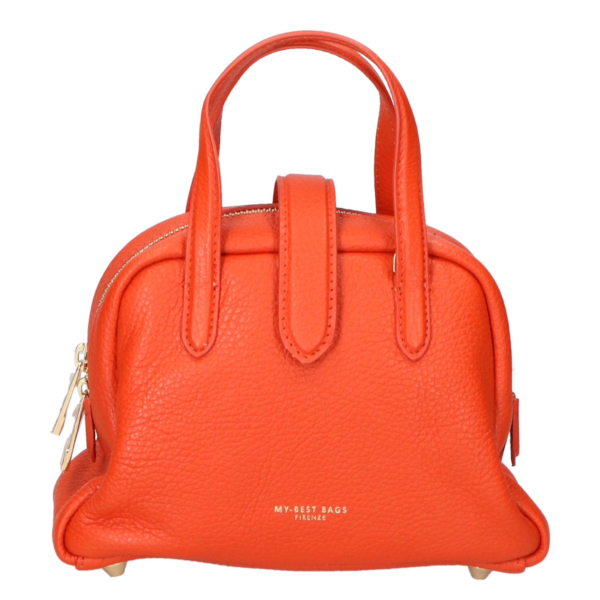 Borsa a mano da donna 100% vera pelle MYB-6008-FW-D35 PAPAYA PAPAYA My Best Bag