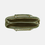 Borsa a Spalla in Pvc Verde