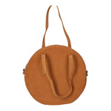 Borsa a mano da donna Vera pelle scamosciata MYB-8033-FW-TABACCO My Best Bag