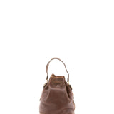 Unisex-Beuteltasche aus echtem Leder, hergestellt in Italien, 24 x 30 x 16 cm
