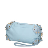 Borsa a tracolla da donna 100% pelle MYB-7013-SS-CIELO G1+P631 CIELO My Best Bag