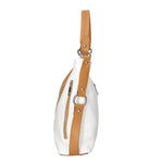 Emily Borsa a spalla da donna Vera pelle 80064-D17 CUOIO D01 BIANCO Gave Lux