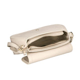 Alena Borsa a spalla da donna Vera pelle 04999-D37 LATTE MILK Gave Lux