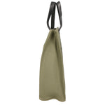 Borsa a mano da donna Vera pelle e cotone MYB-7037-SS-104 MILITARE My Best Bag