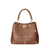 Althea Elite Borsa a mano da donna Vera pelle 03656-S11 TAUPE SCURO Chiara Ferretti