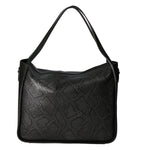 Aura Borsa a spalla da donna Vera pelle stampata lizard 05517-D28 NERO L022 NERO Gave Lux