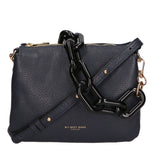 Borsa a spalla da donna Vera pelle italiana MYB-8020-FW-D26 BLU NOTTE My Best Bag