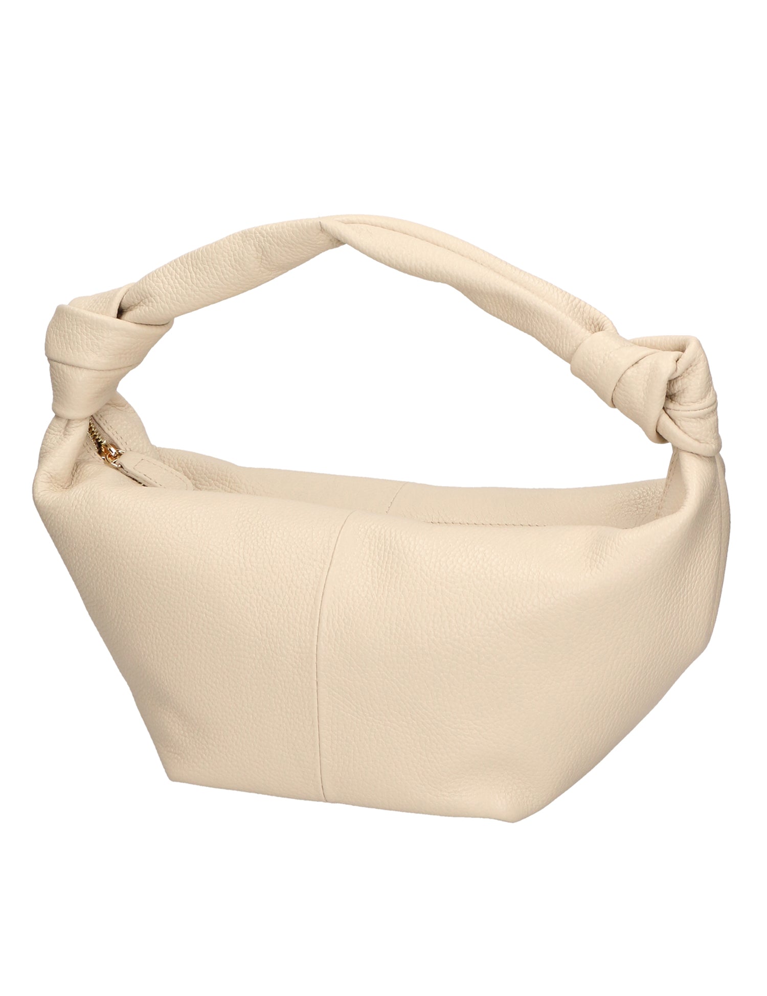Lunaria Borsa a spalla da donna Vera pelle 06007-D37 LATTE MILK Gave Lux