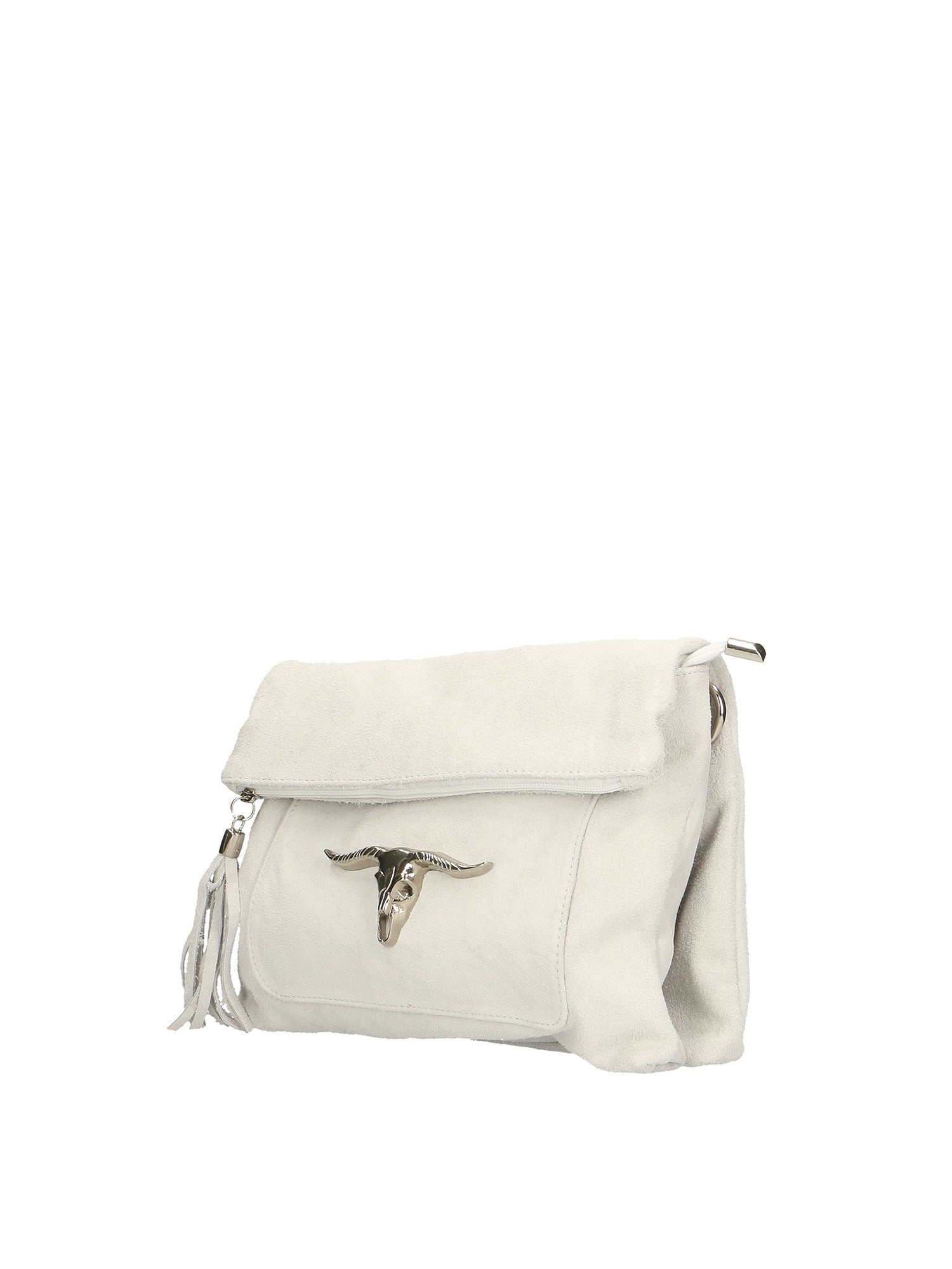 Valencia Borsa a tracolla da donna Vera pelle 8651-BIANCO Gave Lux