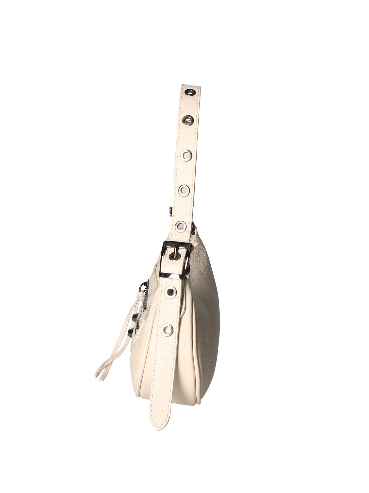 Galatea Borsa a spalla da donna Vera pelle 05708-D37 LATTE MILK Gave Lux