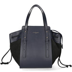 Borsa a mano da donna Vera pelle e suede MYB-8032-FW-07065 BLU+D26 BLU NOTTE My Best Bag