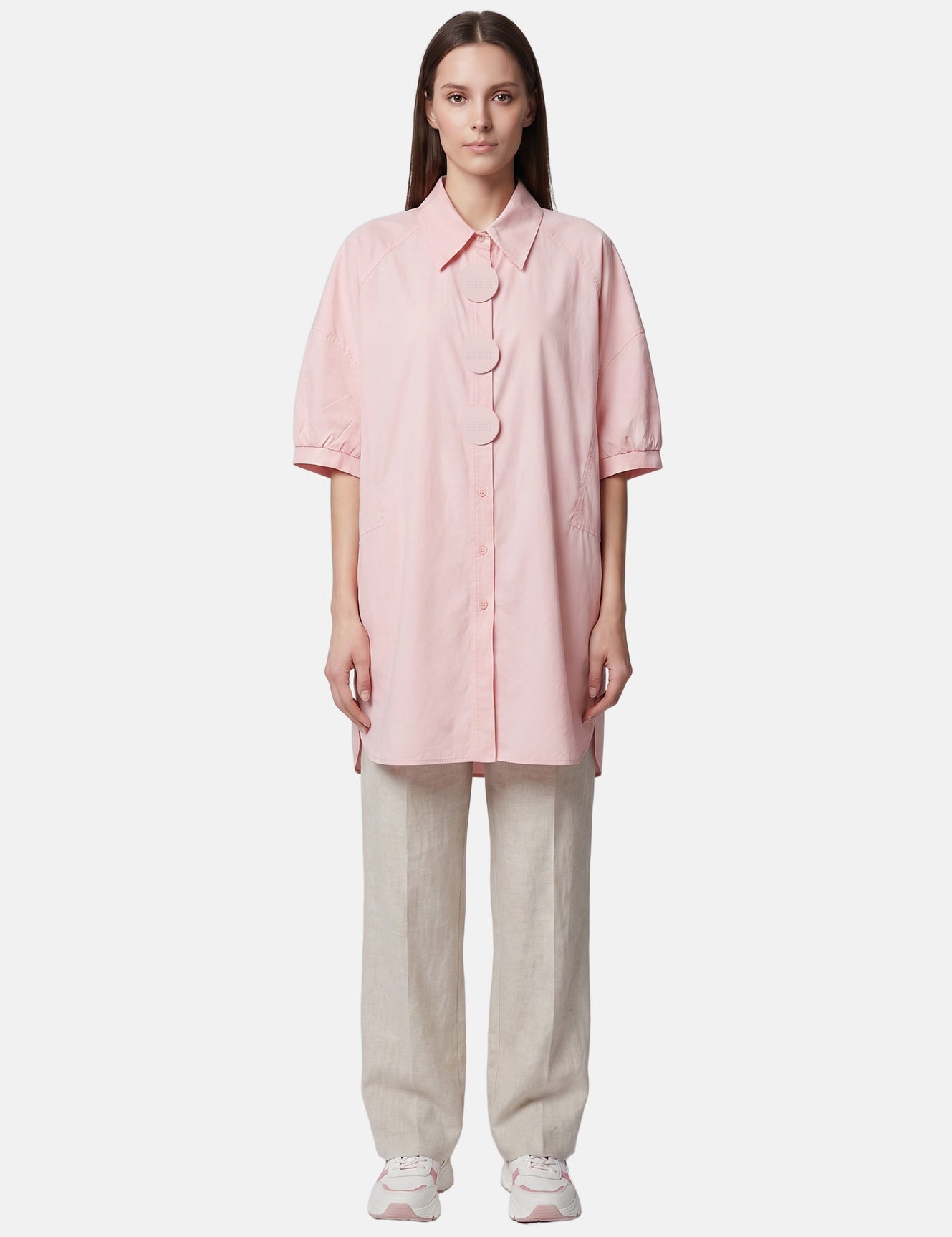 Vestito in Cotone Rosa