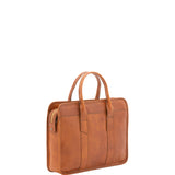Borsa a mano unisex vera pelle Made in Italy 4454-MIELE Alessia Firenze