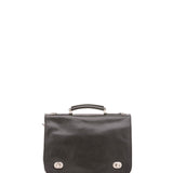 Borsa a mano unisex in vera pelle Made in Italy 4512-NERO Alessia Firenze