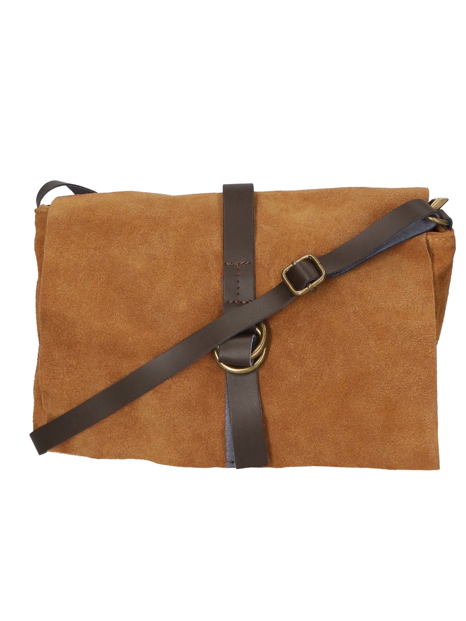 Benedetta Borsa a tracolla da donna Pelle Scamosciata 10011-MARRONE Gave Lux