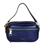 Borsa a tracolla da donna Vera pelle MYB-7031-SS-AZZURRO ME My Best Bag