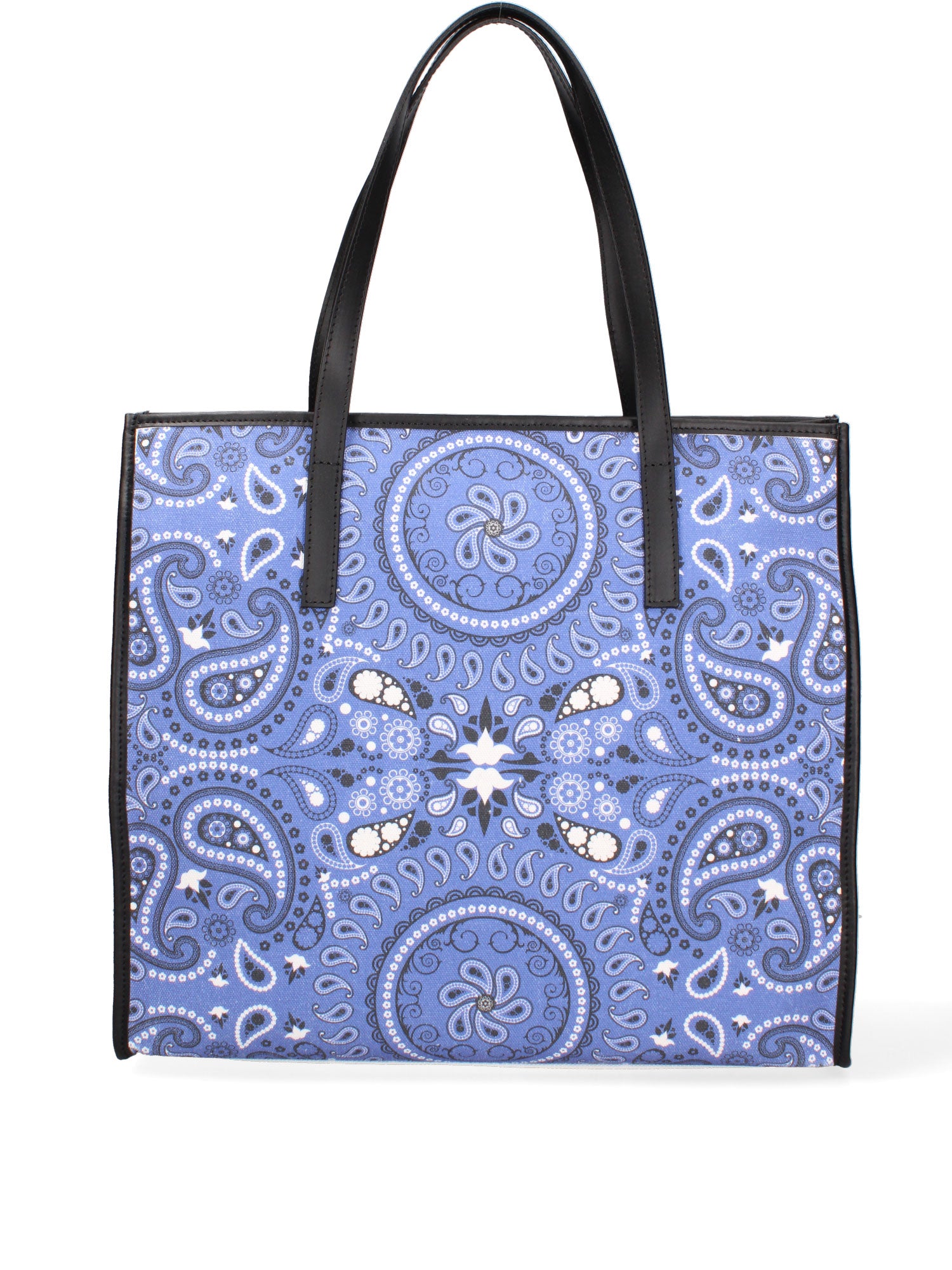 Taormina Borsa a spalla da donna Tela + Vera Pelle 5370-7-NERO Gave Lux