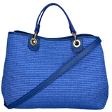 Borsa a mano da donna Paglia & Pelle MYB-05168-SS-530+D22 BLUETTE My Best Bag