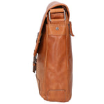 Borsa a tracolla unisex vera pelle 100% pelle SN5861547-TAN Santini Firenze