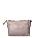 Lucca Borsa a tracolla da donna Vera pelle 1001-D16 GRIGIO Gave Lux