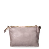 Lucca Borsa a tracolla da donna Vera pelle 1001-D16 GRIGIO Gave Lux