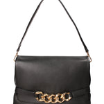 Borsa a spalla da donna Vera pelle JR-W-1160LDO-BLACK-GOLD John Richmond