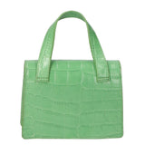 Borsa a mano da donna Pelle goffrata MYB-7036-SS-C47 VERDE My Best Bag