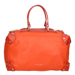 Borsa a mano da donna 100% pelle artigianale MYB-6012-FW-VERMIGLIO+P620 MATTONE My Best Bag